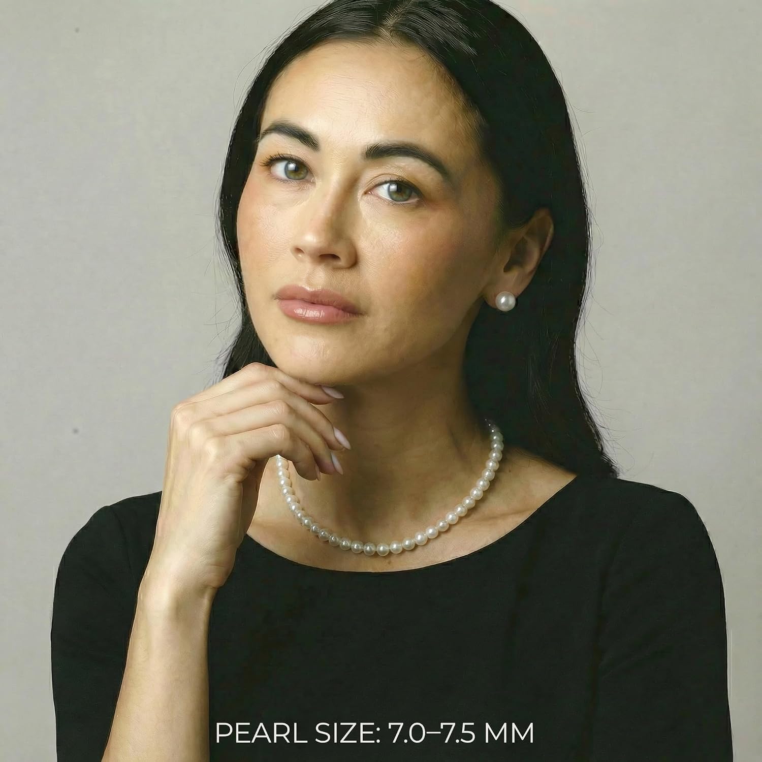 The Pearl Source Real Freshwater Pearl Necklace for Women